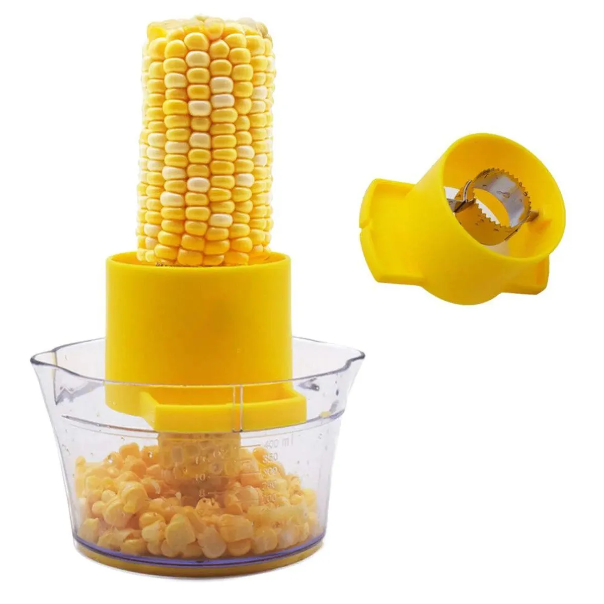 MEGIMPERU - Desgranador de Choclo y Maíz 2 en 1 + Rallador