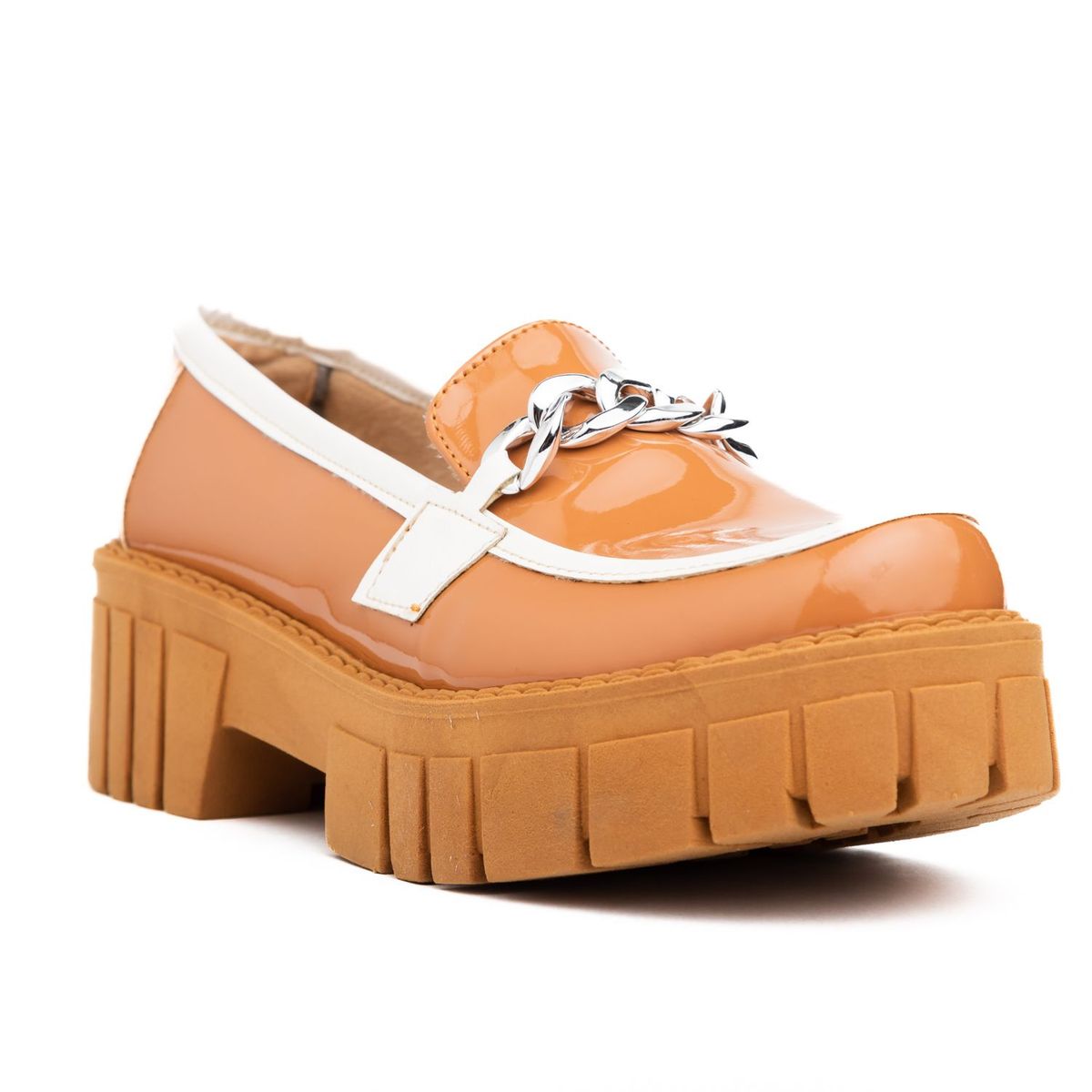 NEBULA - Mocasin Antalya - Camel con Blanco