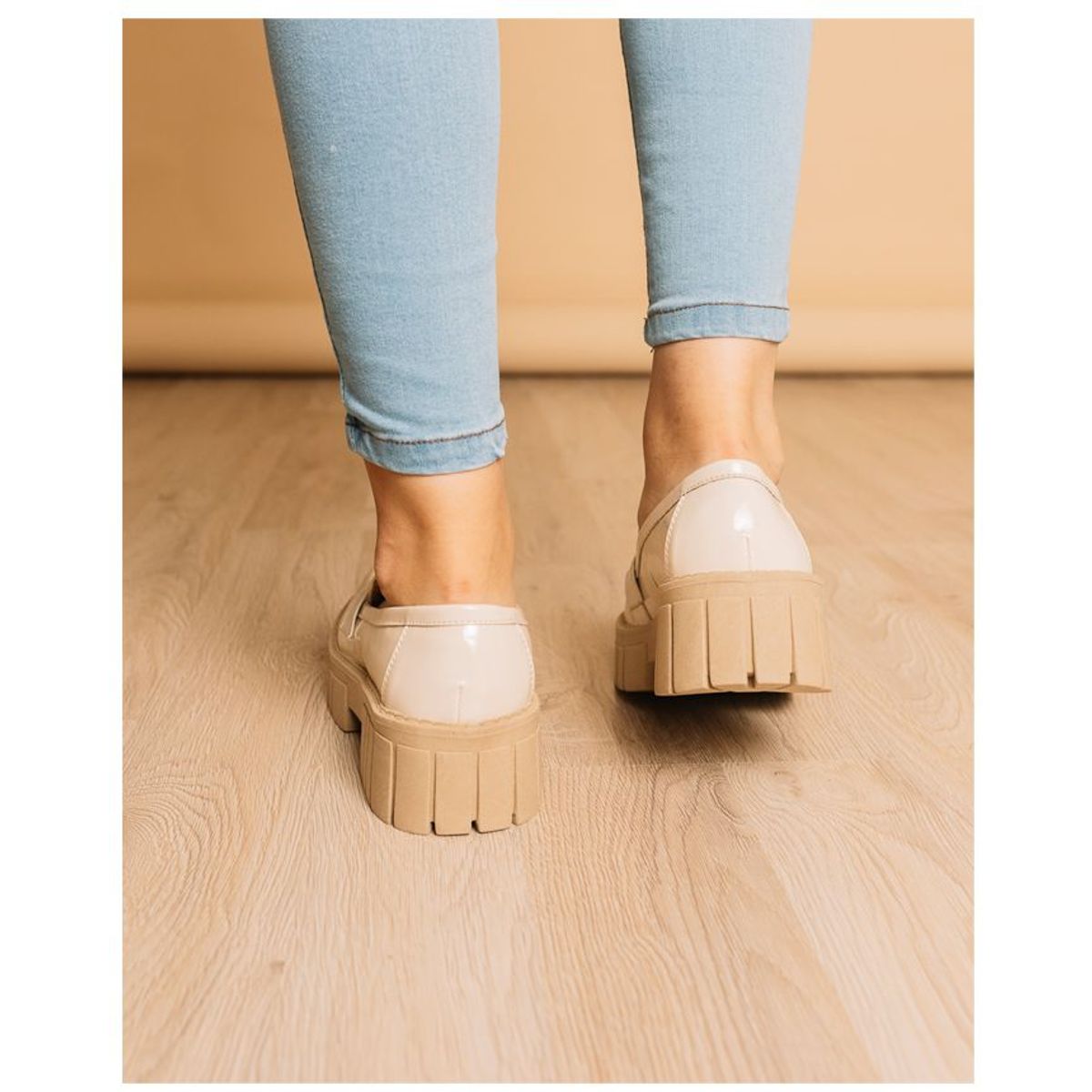 NEBULA - Mocasin Antalya - Nude Charol