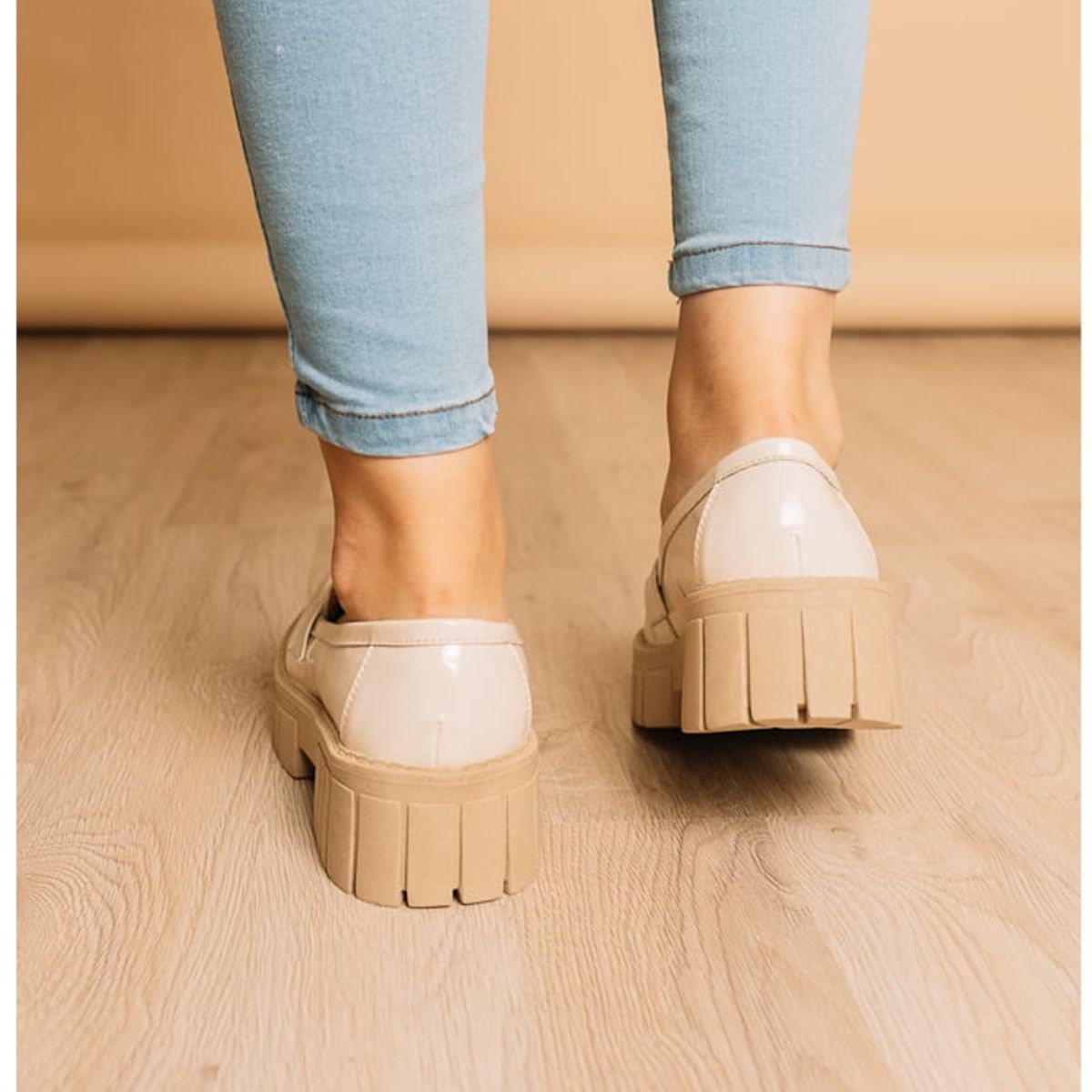 NEBULA - Mocasin Antalya - Nude Charol