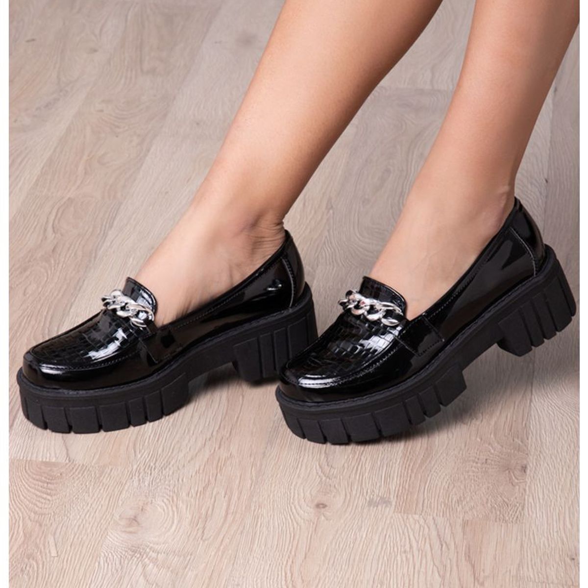 NEBULA - Mocasin Antalya - Negro Serpiente