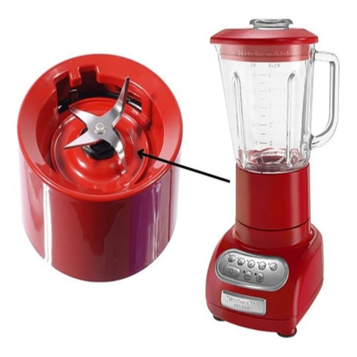 KITCHENAID - Base Collar Roja Licuadora KitchenAid W10500386