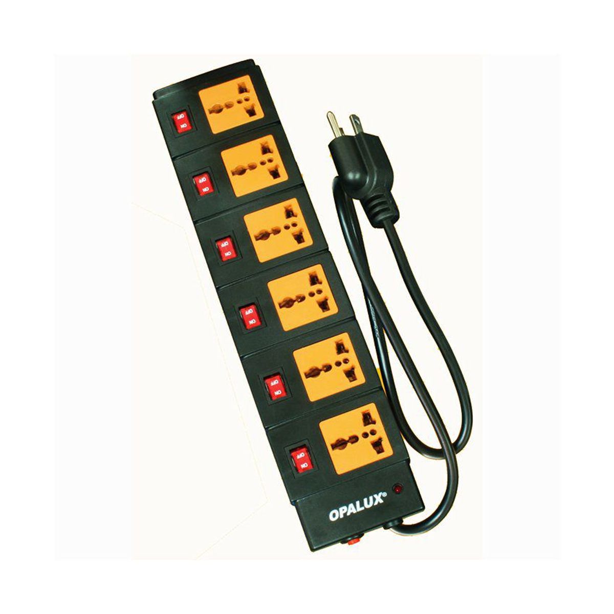 OPALUX - Supresor de picos - 6 tomas múltiples independientes - OPALUX
