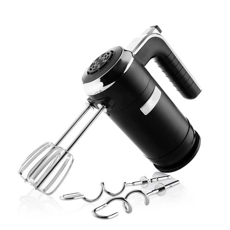 WESTINGHOUSE - Batidora de mano turbo con base Retro WH negro