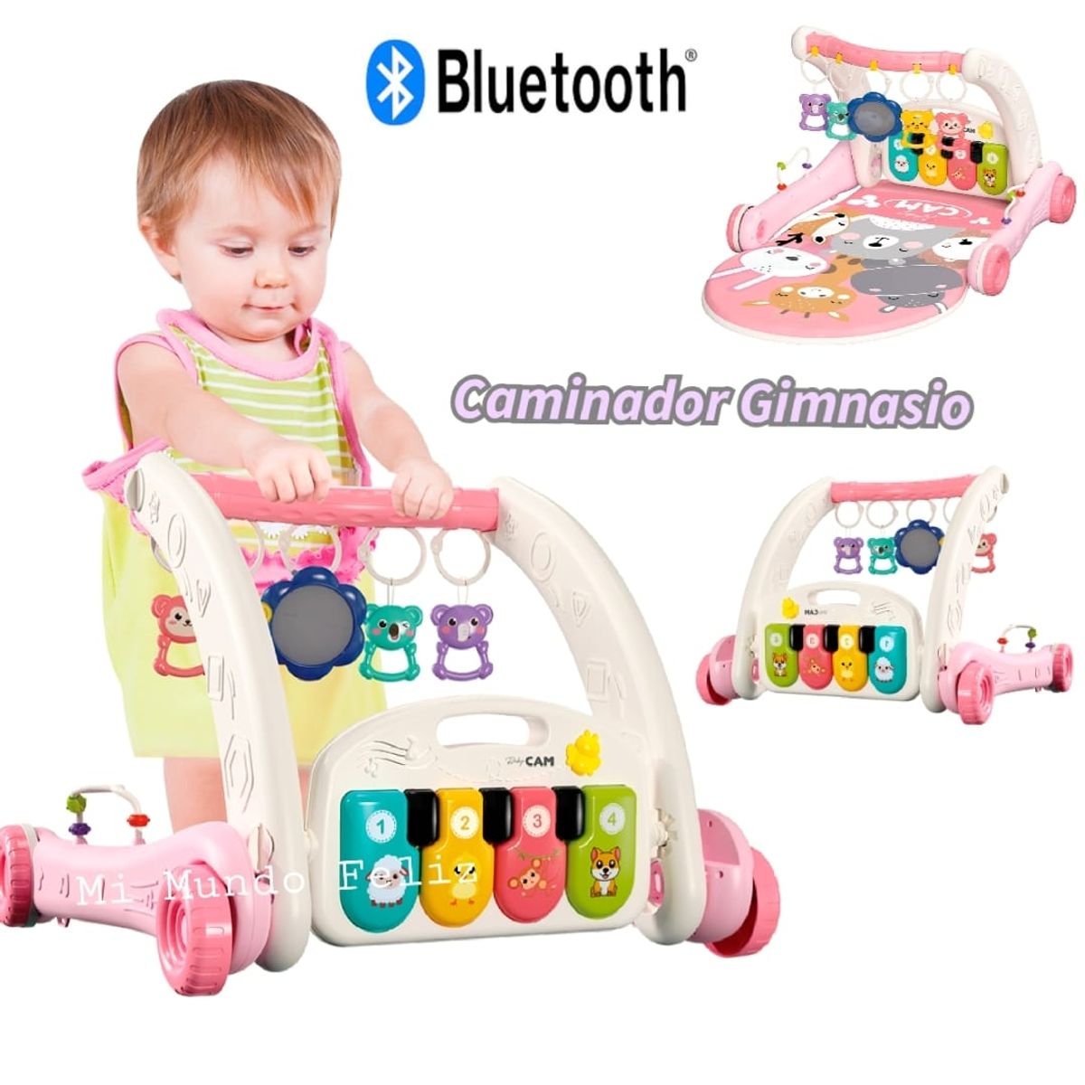BEBE - Caminador Bandeja Didactica Actividades Musical para Bebe