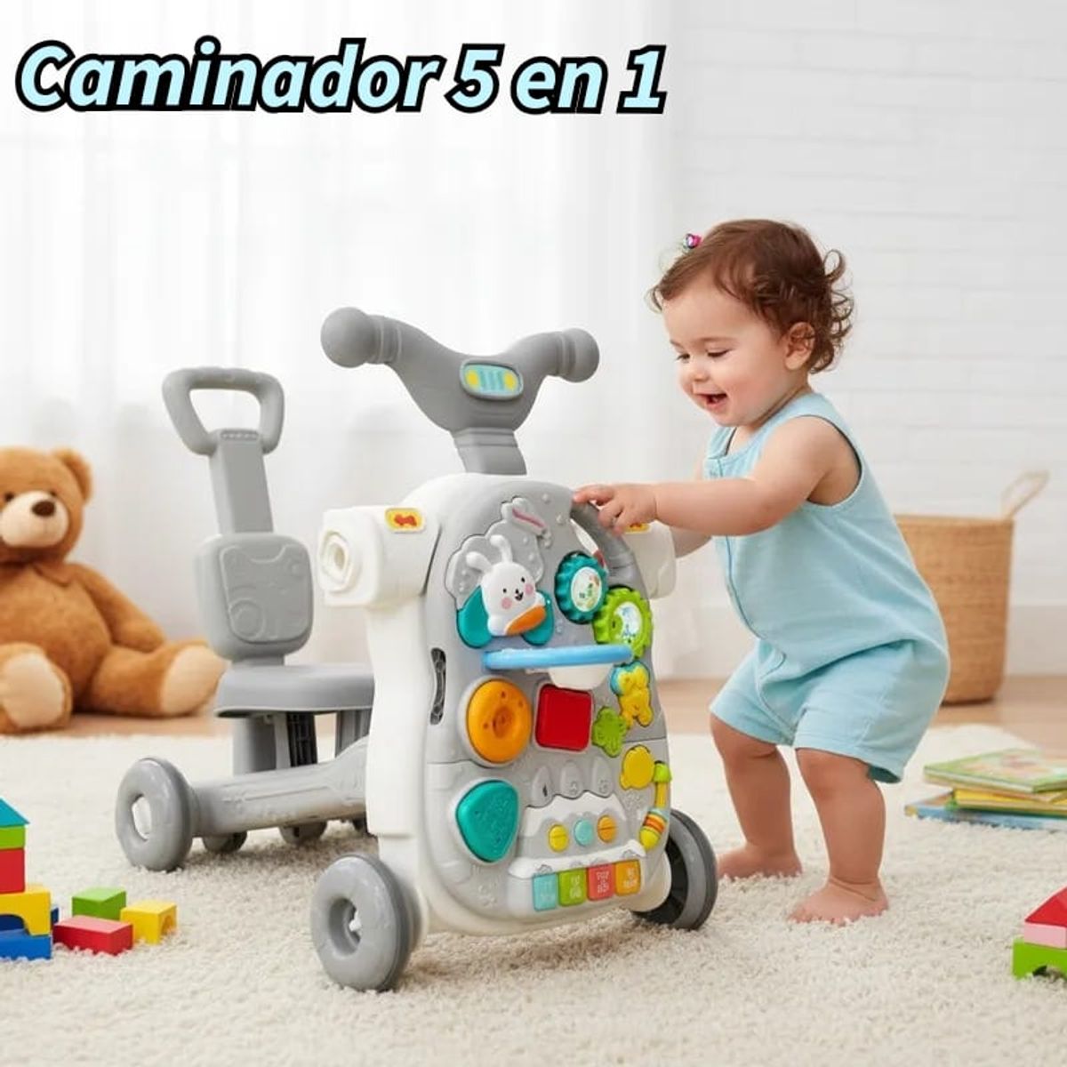 BEBE - Caminador para Bebe Musical Didactica con Pelotitas 5 en 1