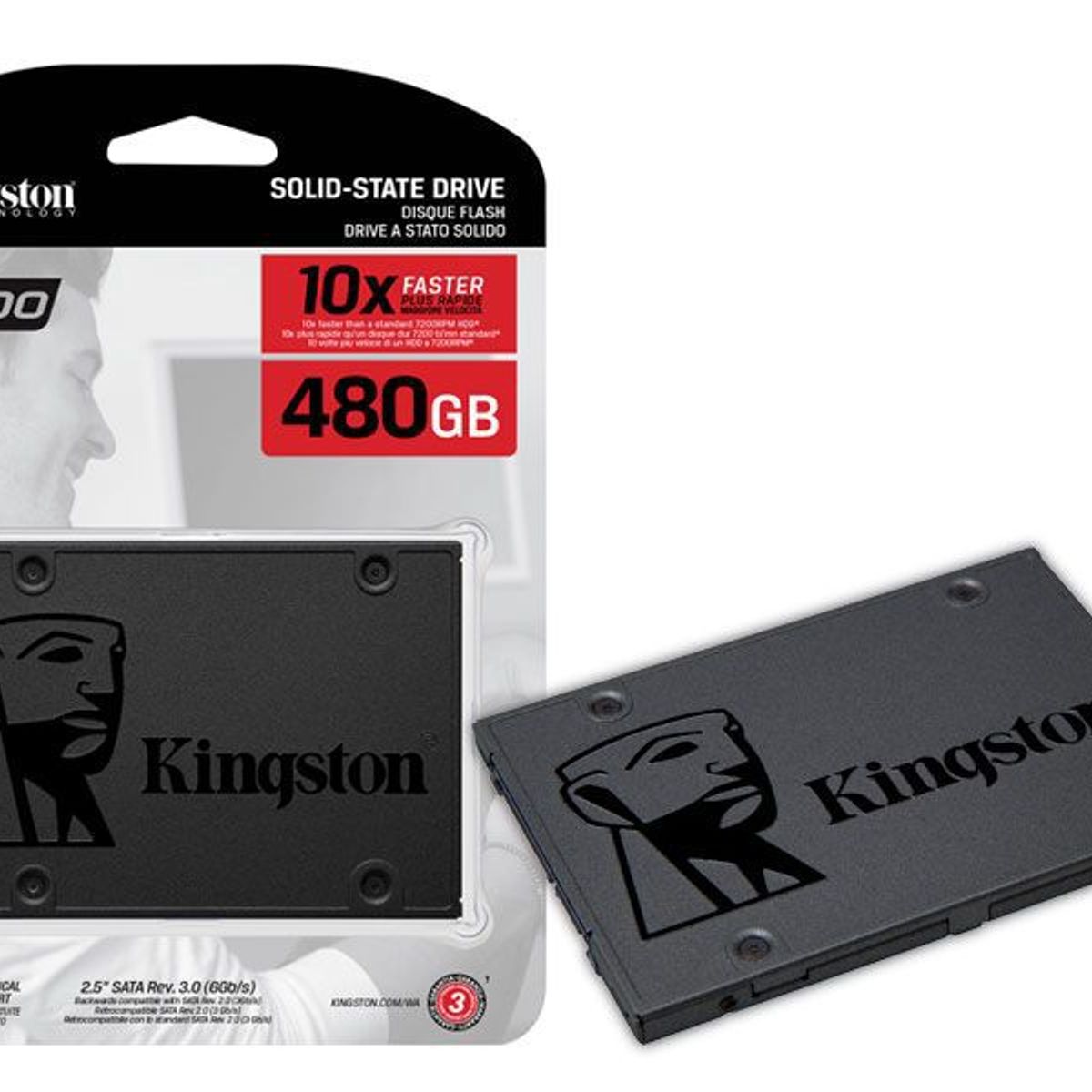 KINGSTON - Kingston Unidad sólido  A400 - 2.5 Interno - 480GB