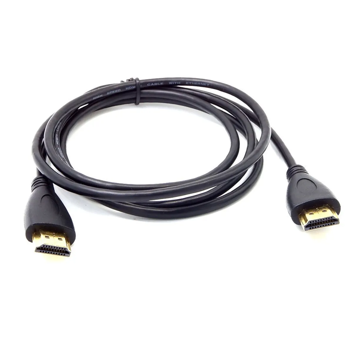 GENERICO - Cable HDMI 1.5 Metros Full HD 3D V1.4 PVC negro HDMI a HDM