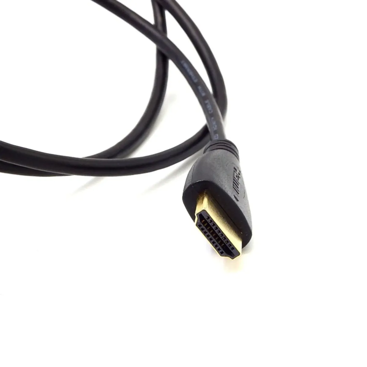 GENERICO - Cable HDMI 1.5 Metros Full HD 3D V1.4 PVC negro HDMI a HDM