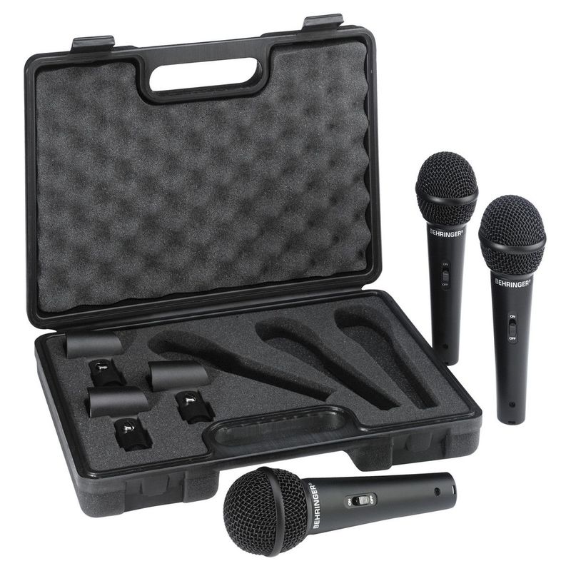 BEHRINGER - Microfonos Behringer set de 3 Profesional Dinamicos