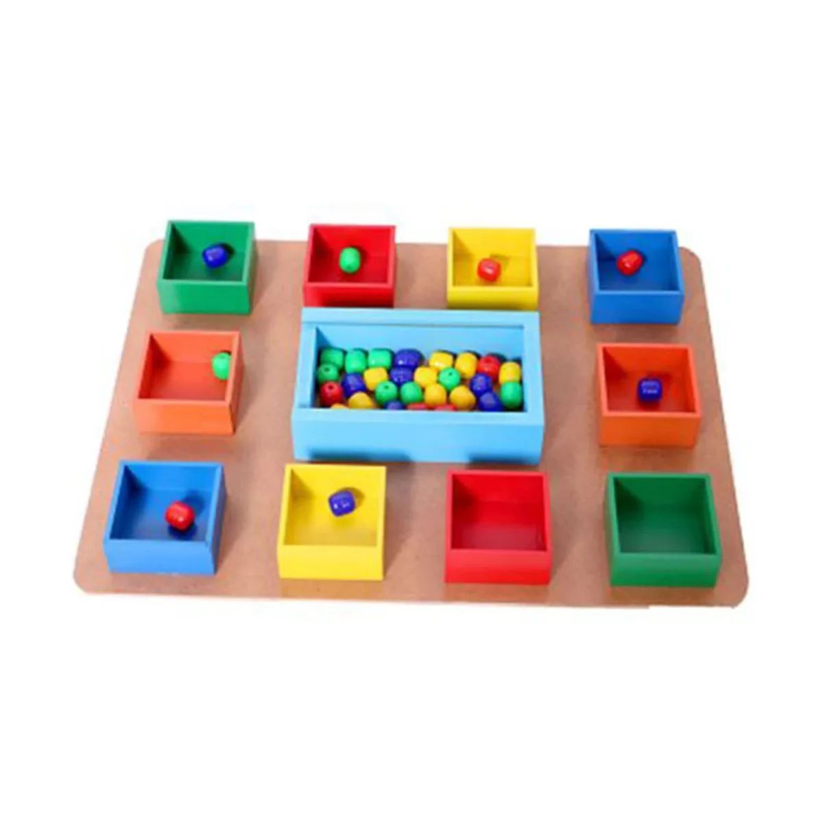 GENERICO - Juguete Educativo Matemático Caja Mackinder de 100 pcs