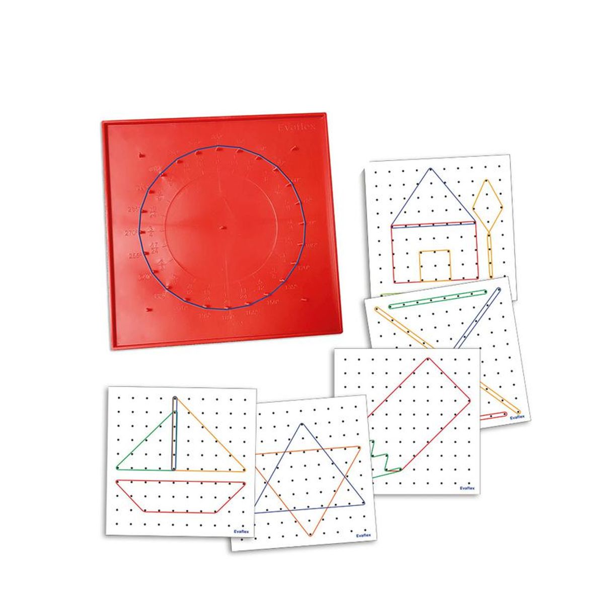 EVAFLEX - Juguete Educativo Matemático Geoplano