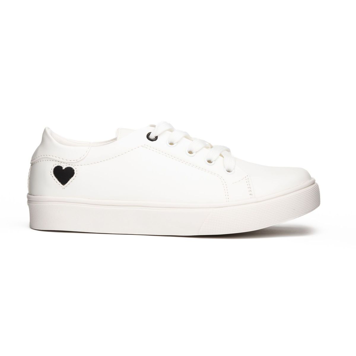 NEBULA - Zapatilla Arezzo - Blanco Con Negro_.