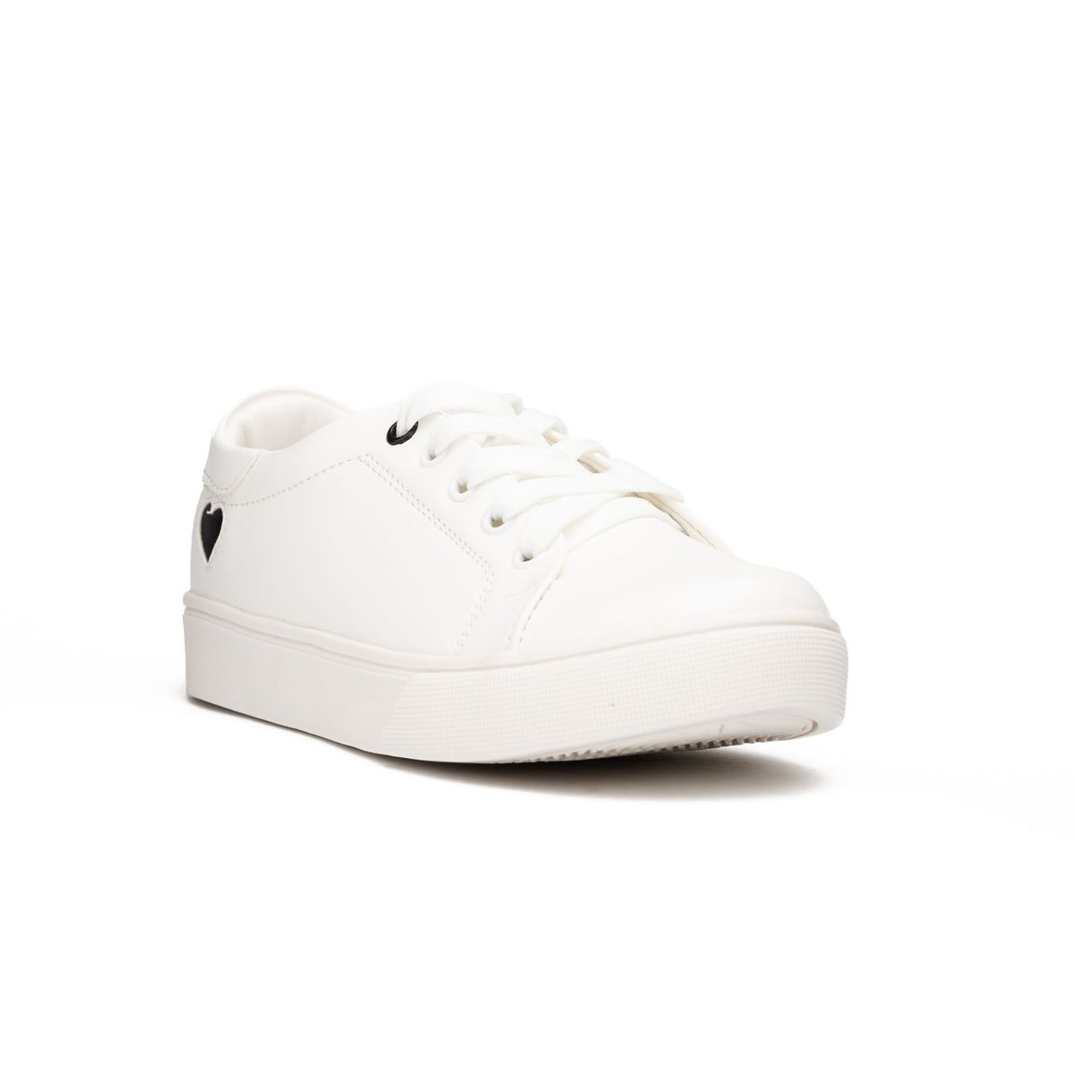 NEBULA - Zapatilla Arezzo - Blanco Con Negro_.