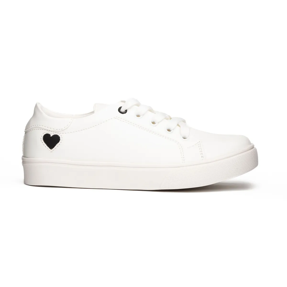 NEBULA - Zapatilla Arezzo - Blanco Con Negro_.