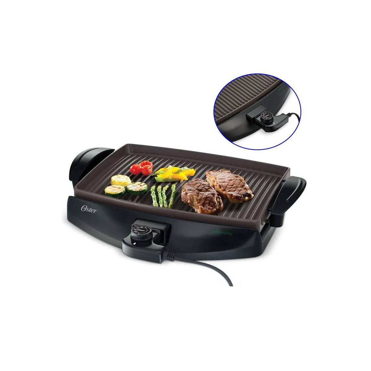 OSTER - Parrilla Eléctrica Bioceramic CKSTGR4768 1150W