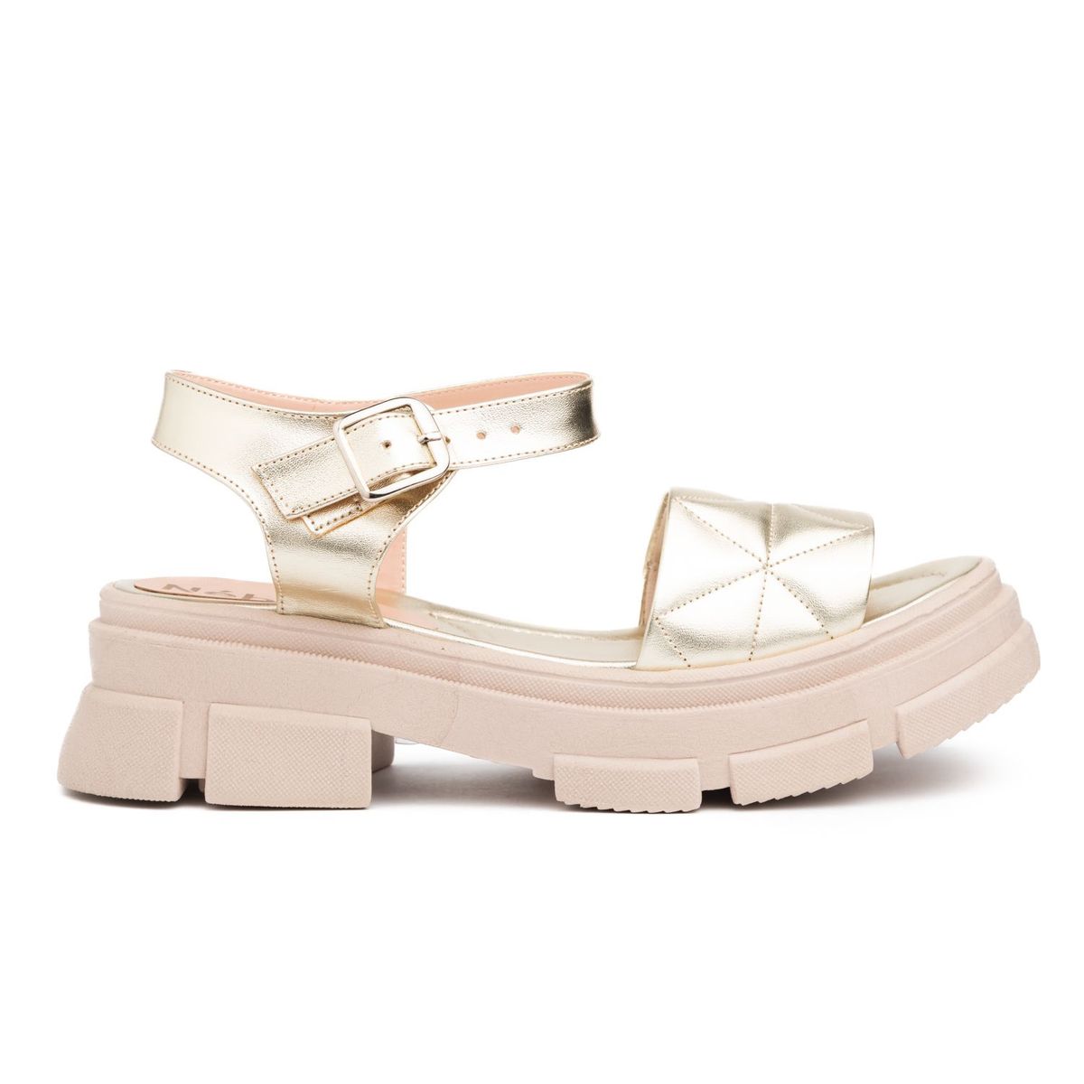 NEBULA - Sandalia Prada - Dorado