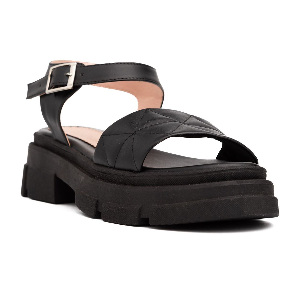 NEBULA - Sandalia Prada - Negro