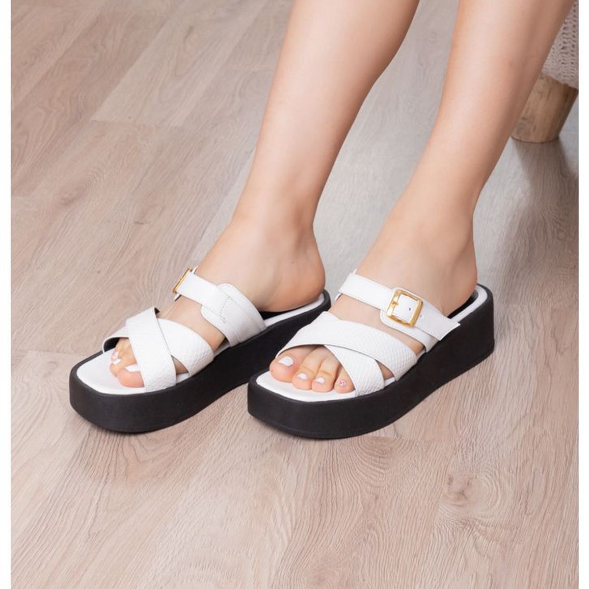 NEBULA - Sandalia Kaduna - Blanco