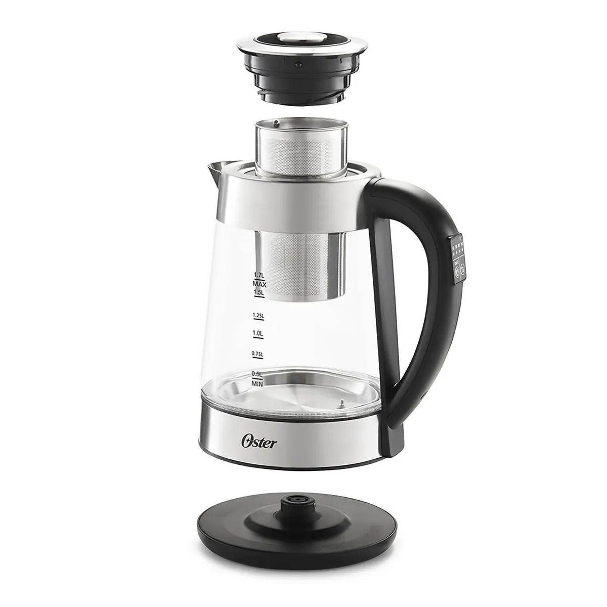 OSTER - Hervidor Eléctrico De Vidrio 1 7L BVSTKT8990