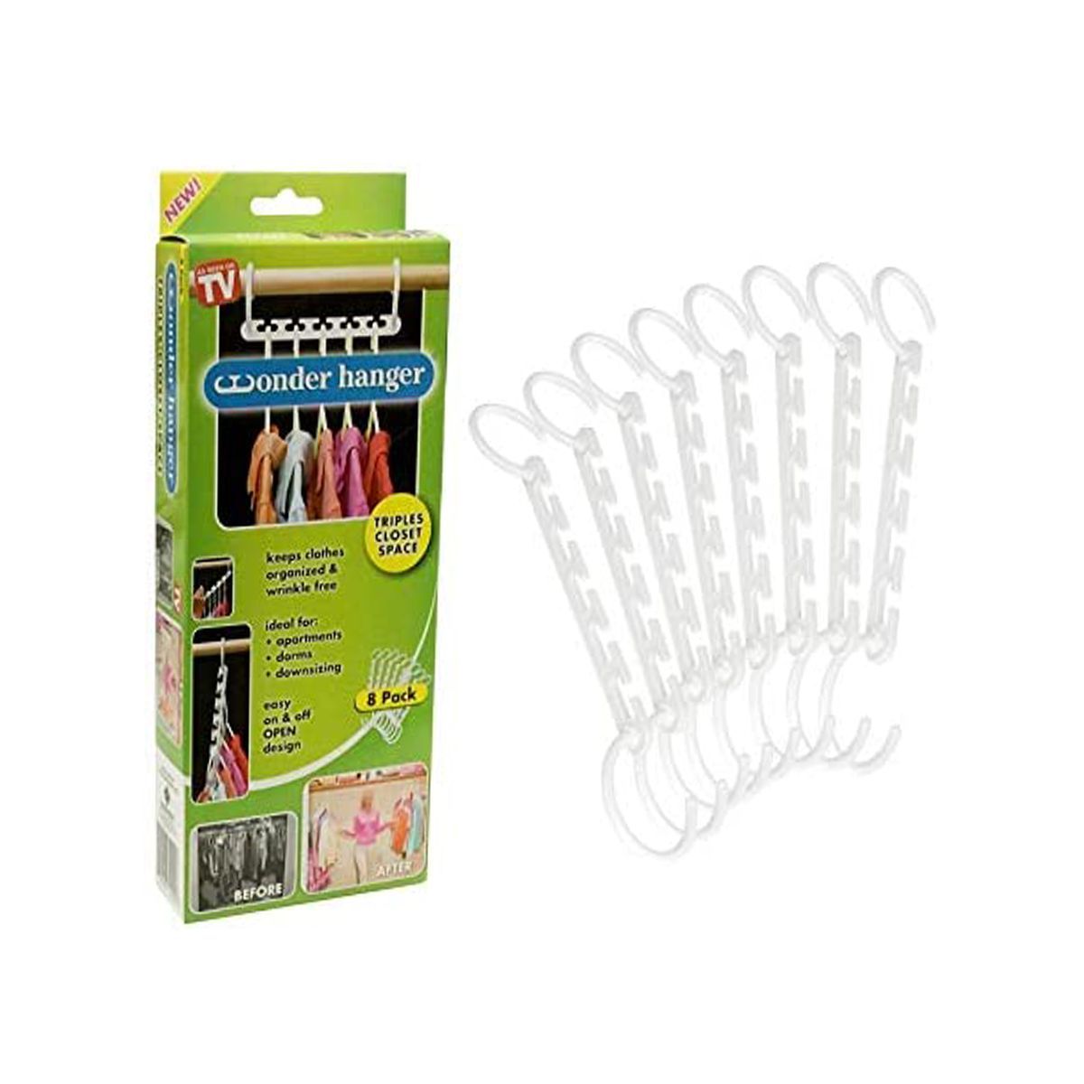 ITELSISTEM - Colgador Wonder Hanger Organizador De Ropa Ahorra Espacio