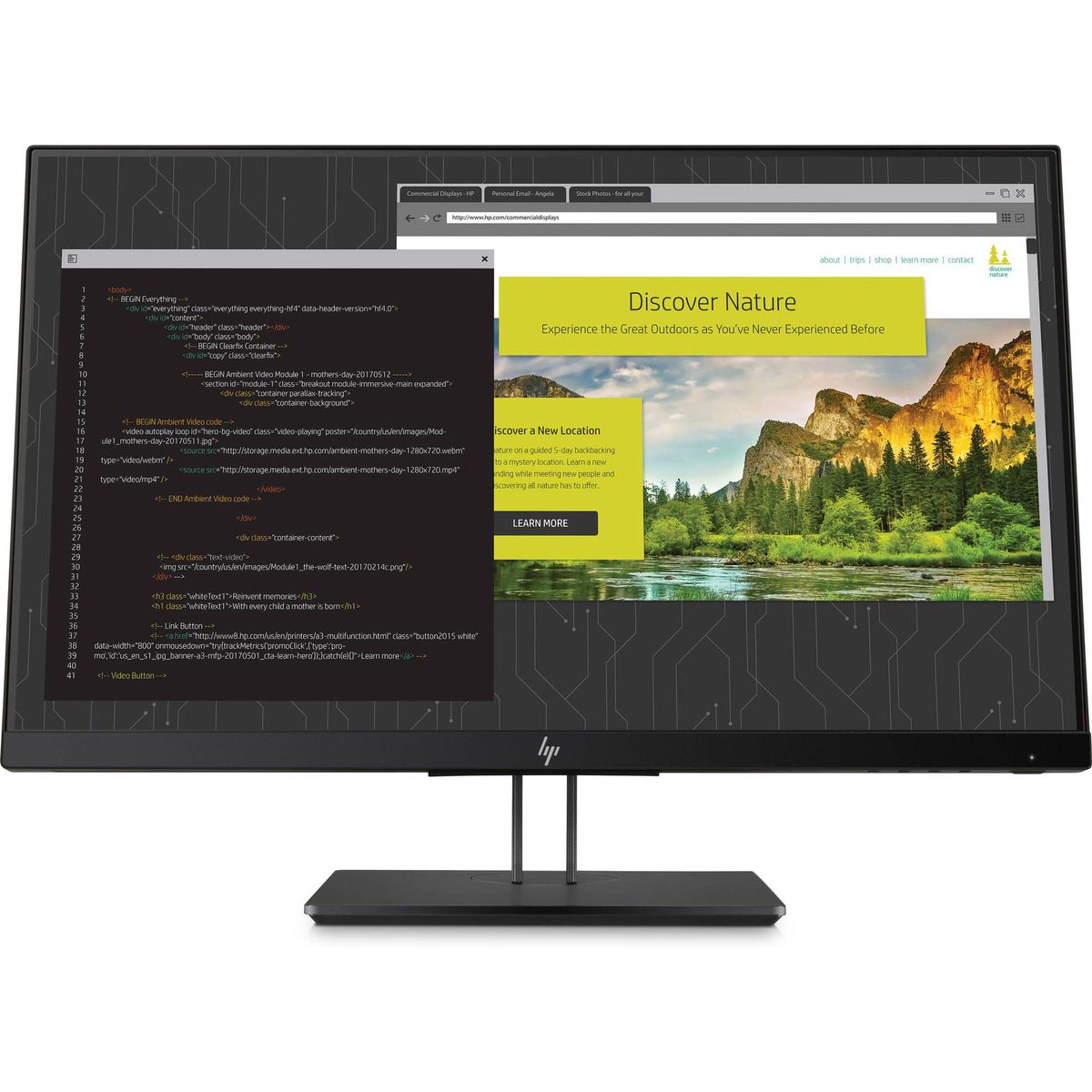 HP - Monitor HP Z24nf G2 23.8" 16:9 IPS 1920 x 1080 250 cd/m² - 1JS07A4