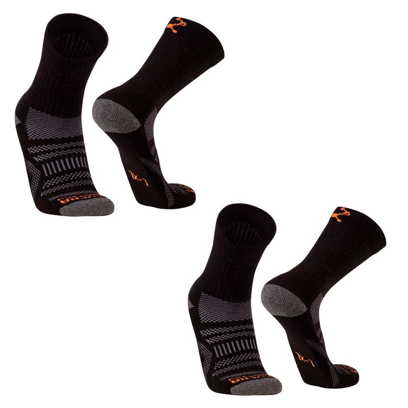 SILVERA NANOTECH - Medias trekking deportivas antibacterial 2-pack-
