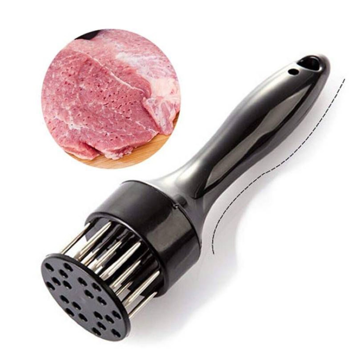 MEGIMPERU - Ablandador de Carne 16 Puntas de Acero