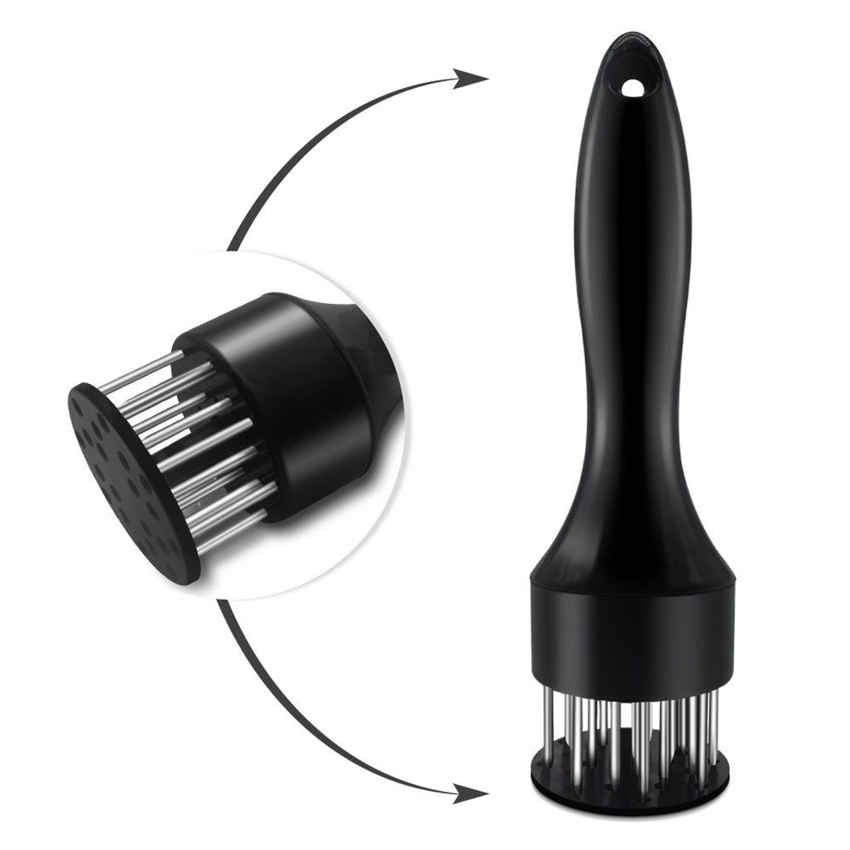 MEGIMPERU - Ablandador de Carne 16 Puntas de Acero