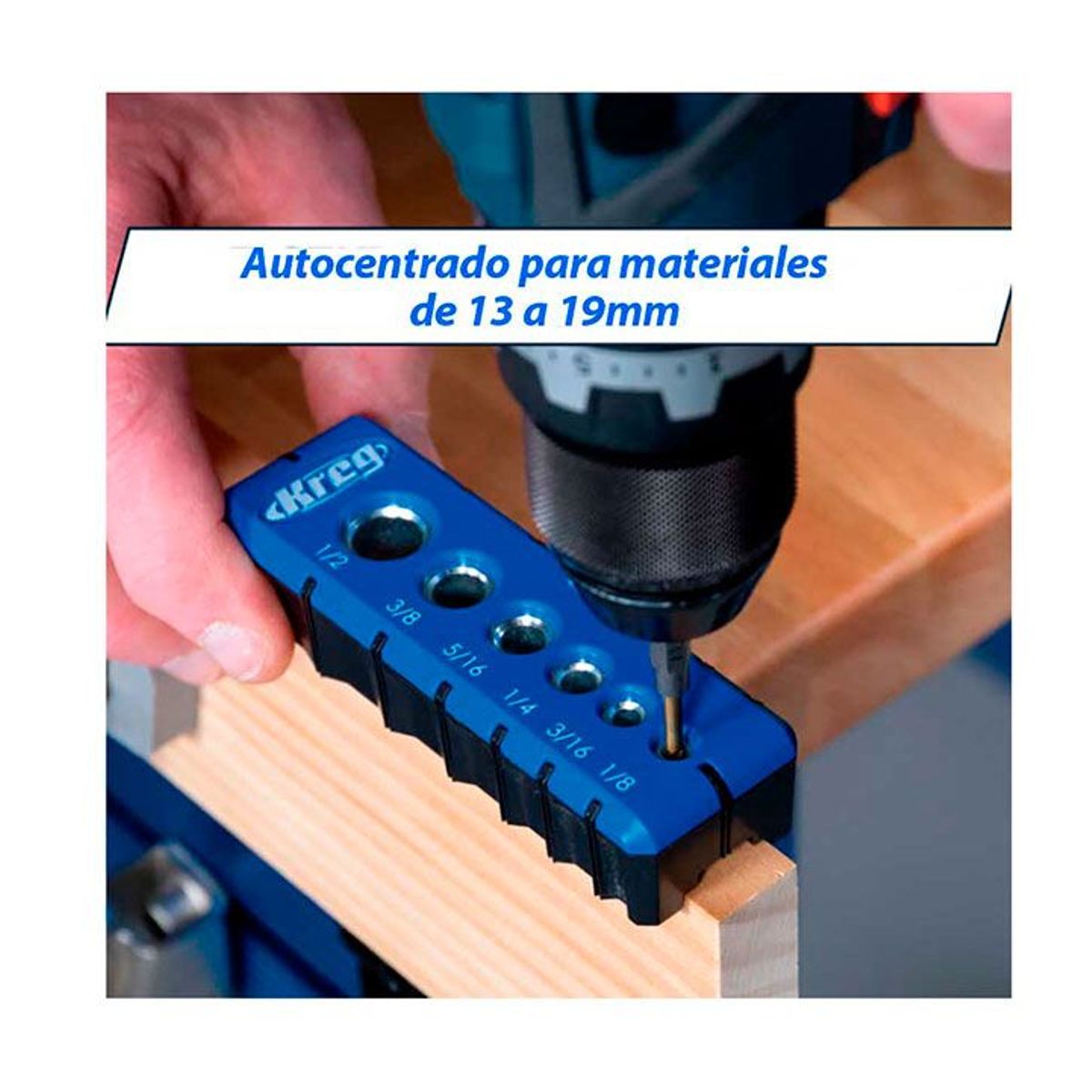 KREG - Guía de Perforación Centrador Agujeros Marca Kreg