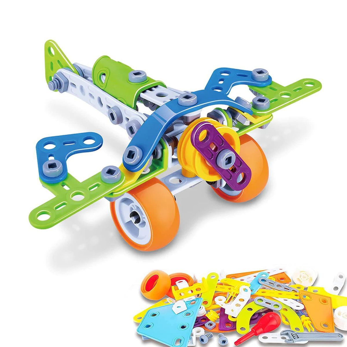 GENERICO - Juguete Vehículo de Construcción Flexible 73P