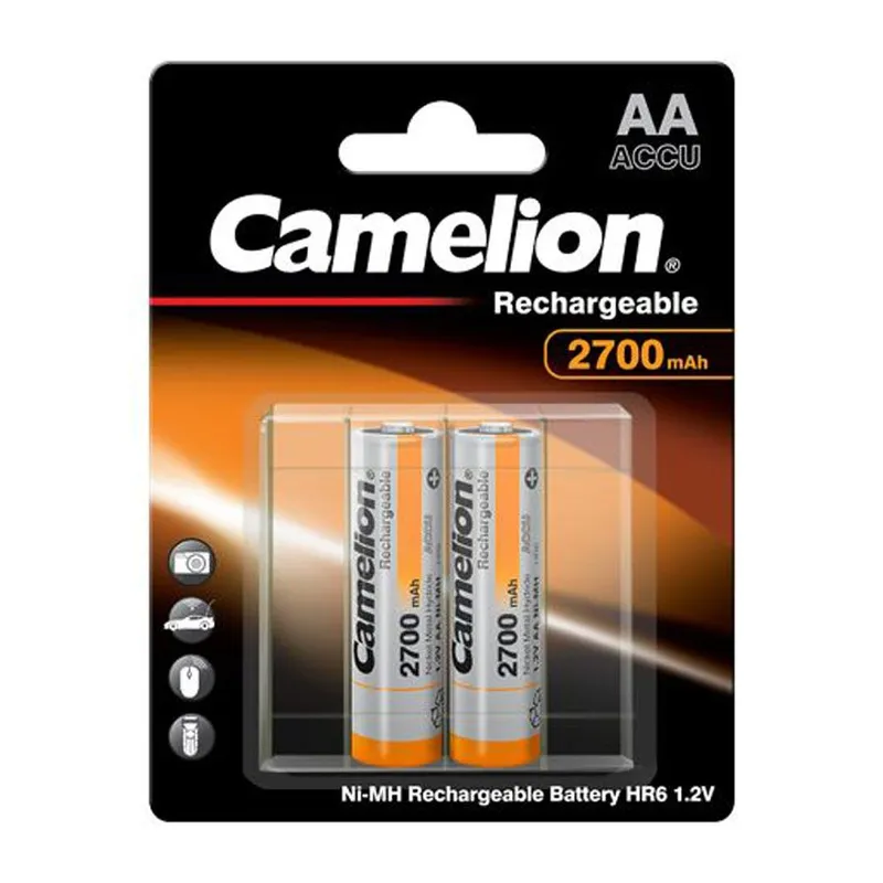 CAMELION - Pilas Recargables Camelion AA de 2700mah