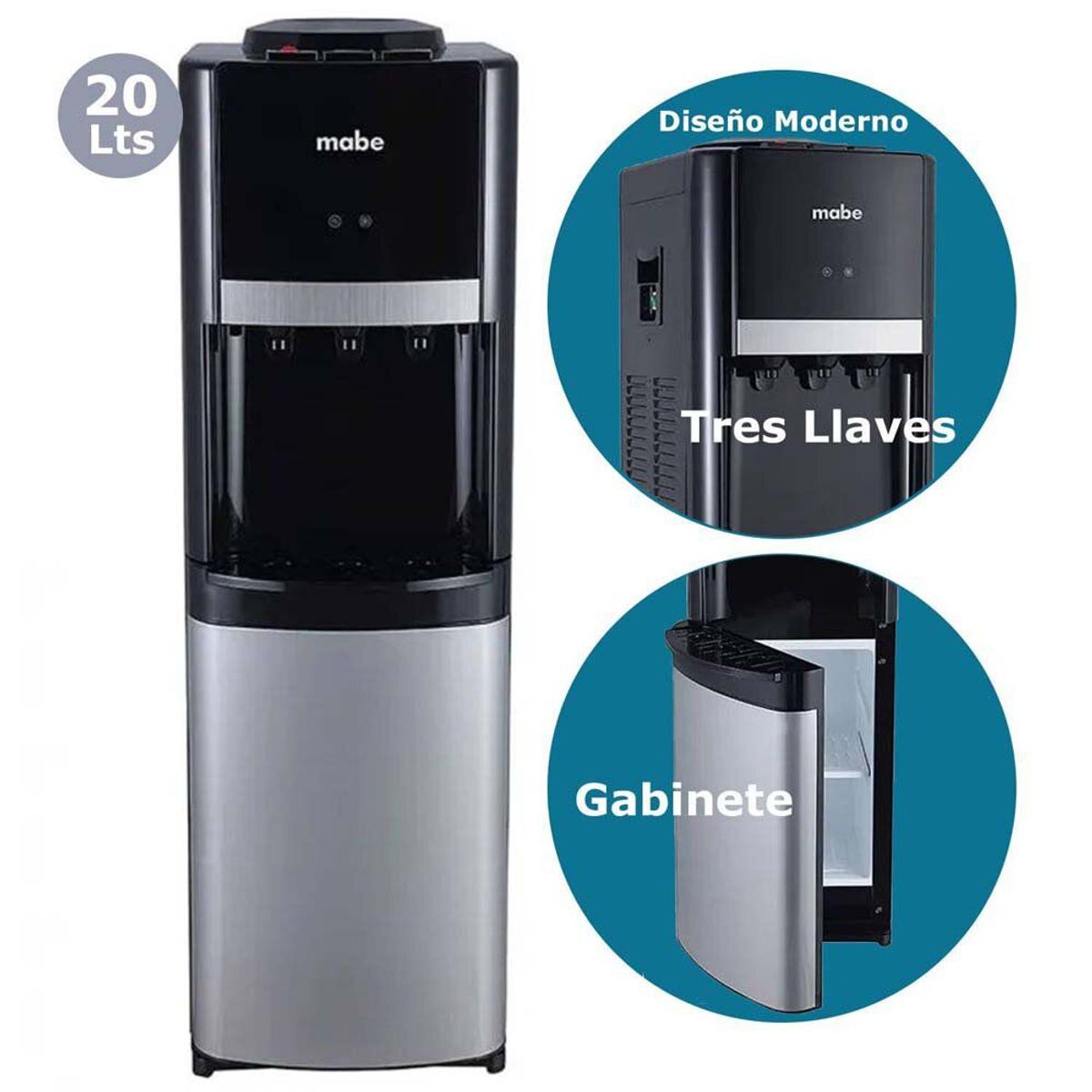 MABE - Dispensador de Agua MXCF05PFS 20 litros