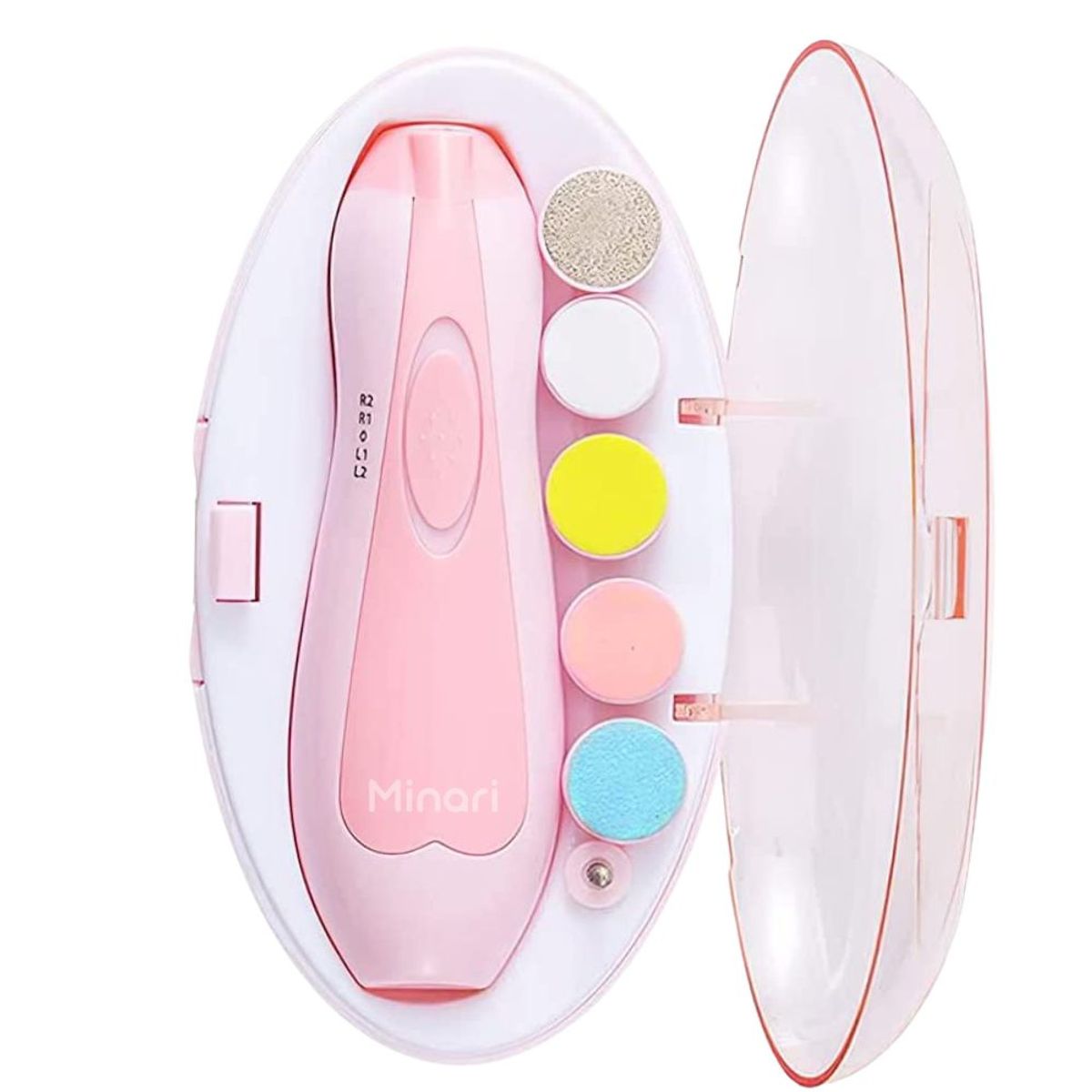 MINARI - Lima Cortaúñas para Bebés Limador de Uñas Eléctrico RS 193C