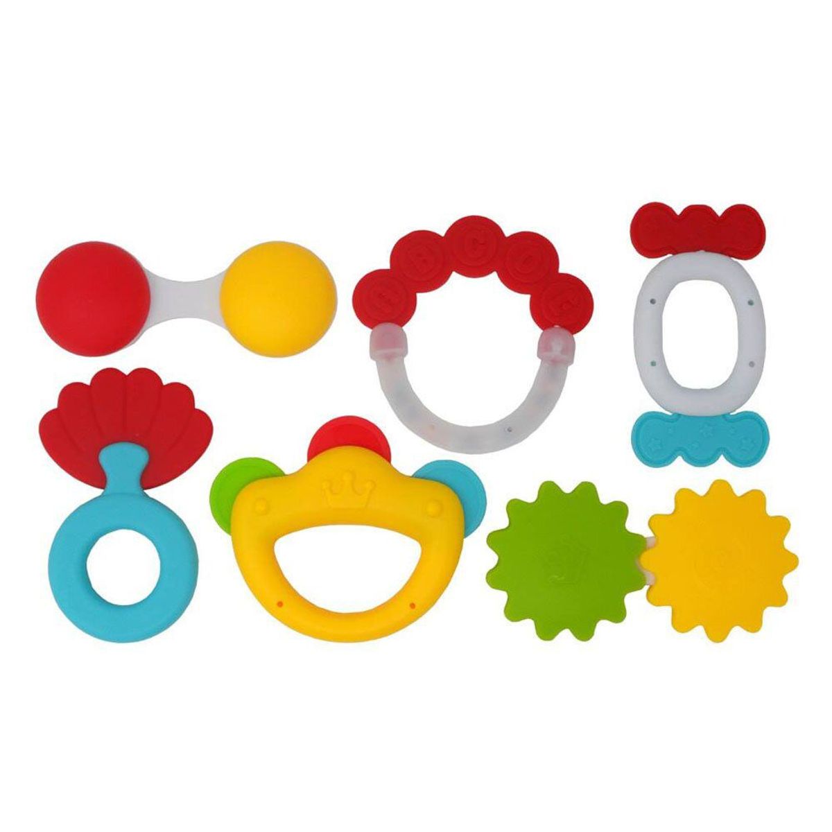 GENERICO - Kit Mordedor Sonajero x 6 Piezas HE0151