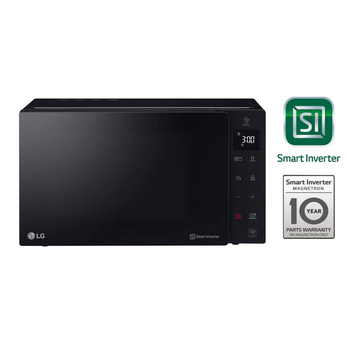 LG - Horno Microondas 25L LG MH6536GIS con tecnología EasyClean