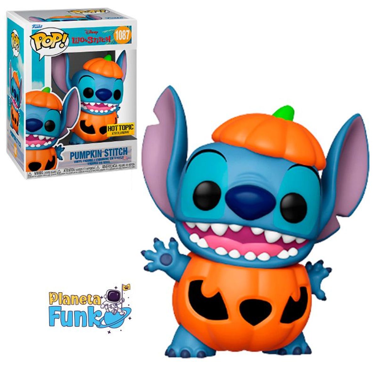 FUNKO - Pumpkin Stitch Halloween Funko Pop Disney Lilo