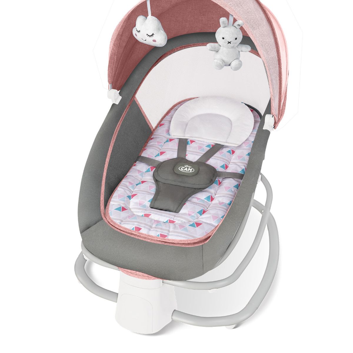 BEBE - MECEDORA para bebe  Automatica Rosada con Bluetooh Aplicativo
