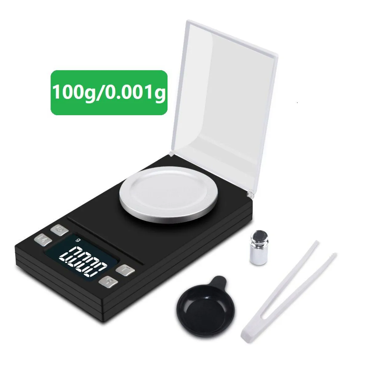 OEM - Balanza Digital Gramera Miligramos 100g-0001g Joyería Cocina