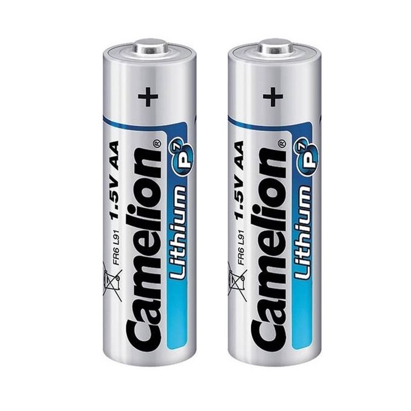CAMELION - Pilas de Litio Camelion  AA x2 gran duracion