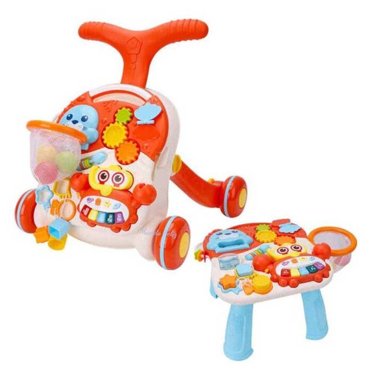 JP SOPORTECOM - Andador Y Mesa Activa Para Bebés 2 En 1