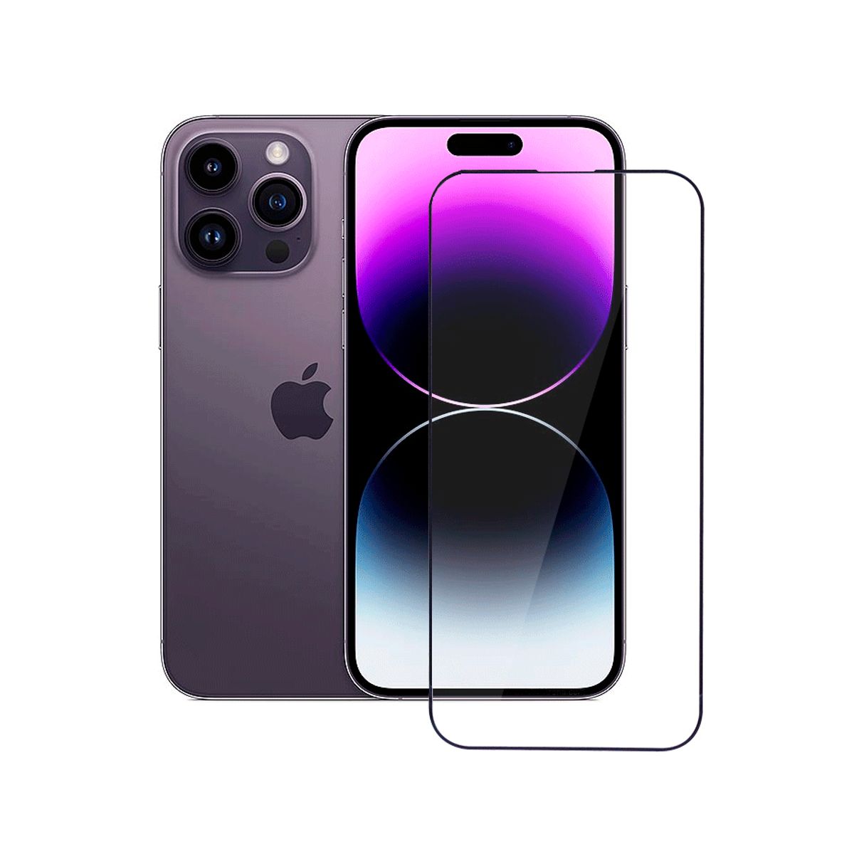 ERHAVE - mica de vidrio para iPhone 14 Pro Max