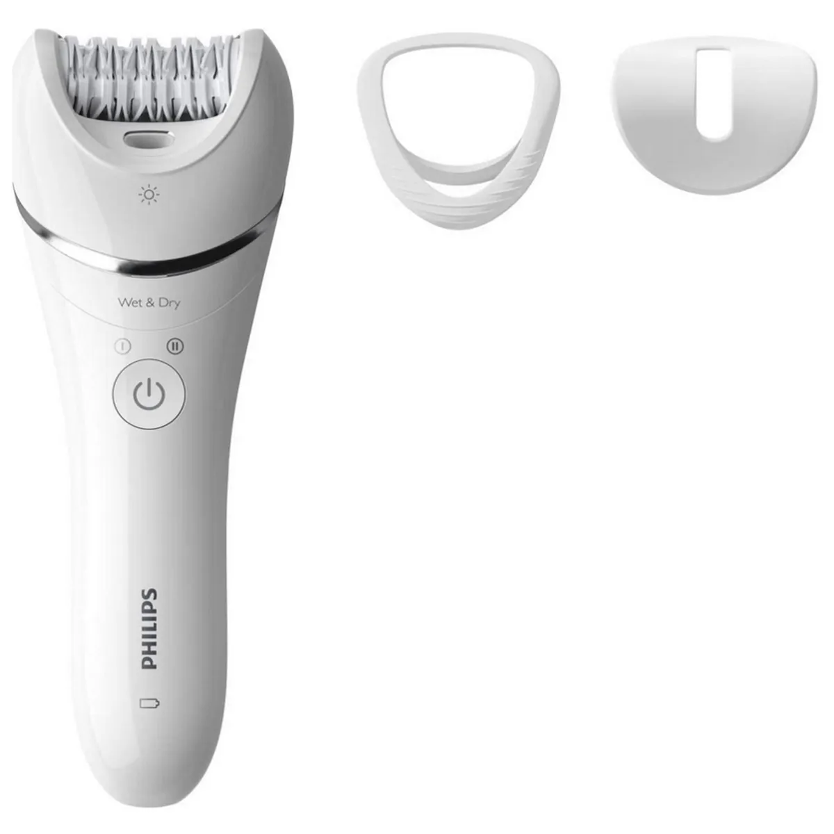 PHILIPS - Depiladora Philips Resistente al agua + 3 Accesorios BRE700.