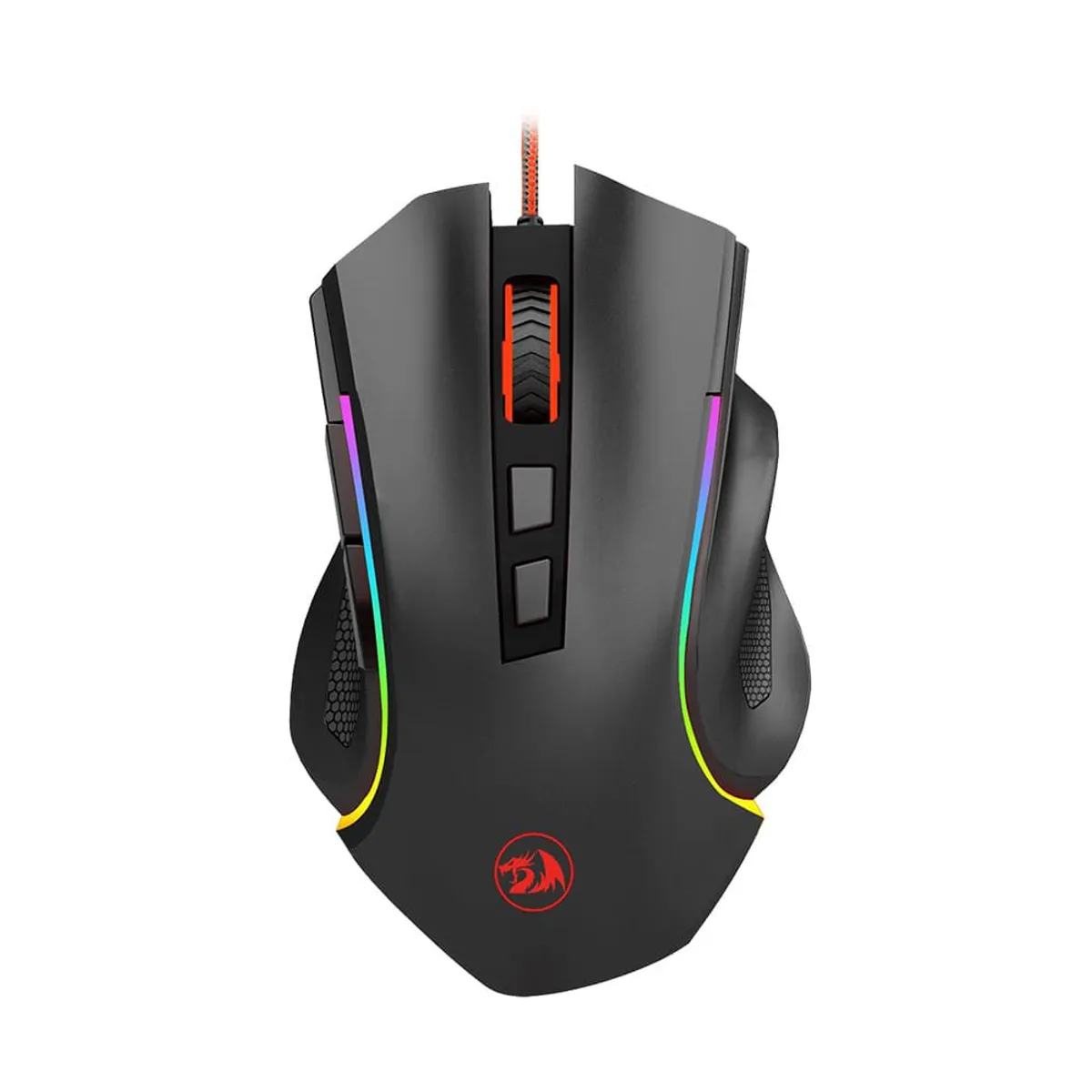REDRAGON - Mouse Gamer Redragon Griffin Black M607-RGB 7200 DPI