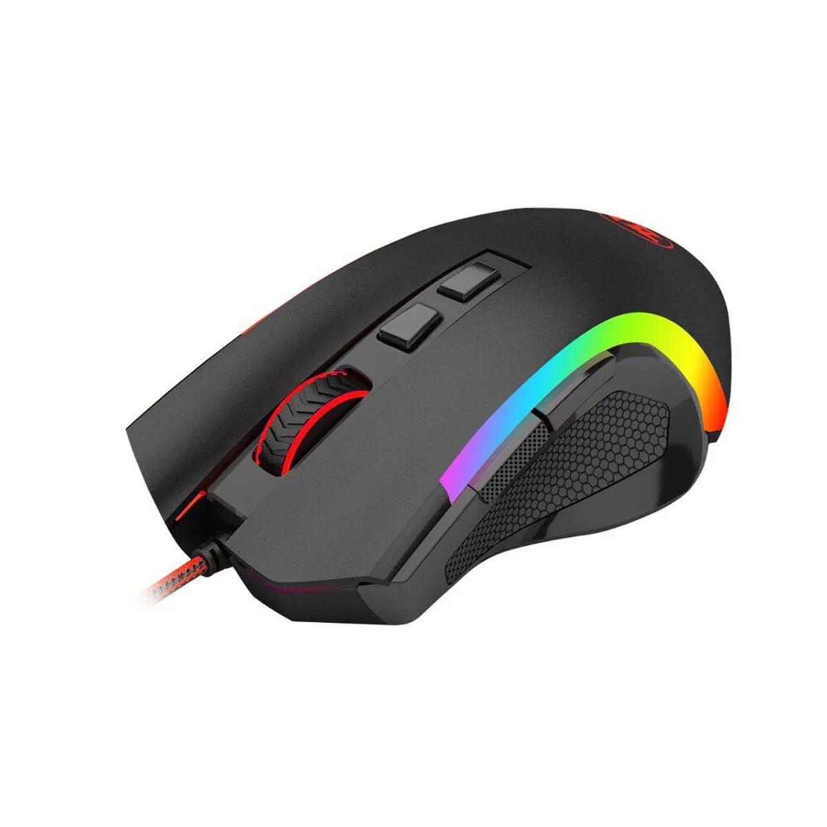 REDRAGON - Mouse Gamer Redragon Griffin Black M607-RGB 7200 DPI