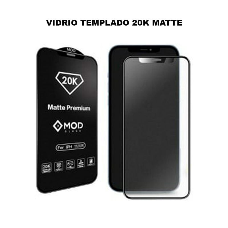 GENERICO - Mica para iPhone 11 Protector de Pantalla Black 20K Mate Antishock