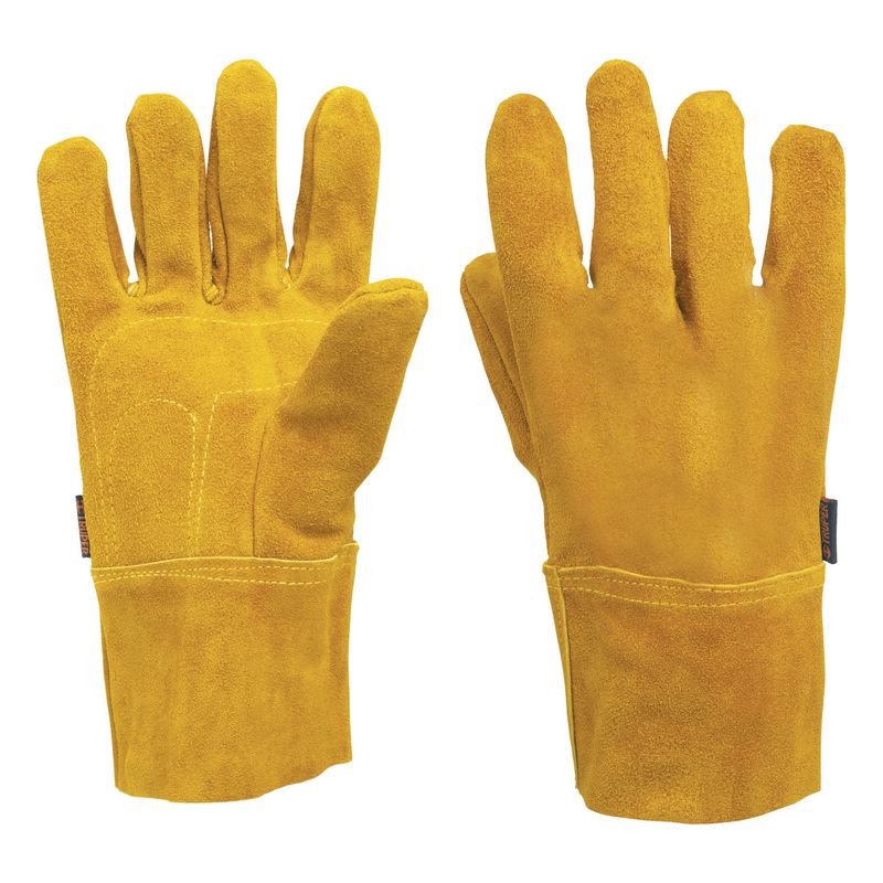 TRUPER - Guantes de carnaza cortos unitalla Truper
