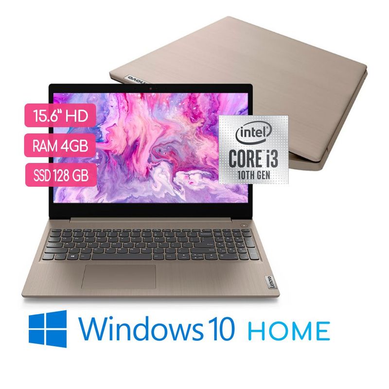 LENOVO - Lenovo Laptop Core i3 1005G1 - SSD 128GB - RAM 4GB - Pantalla 15.6'' - Windows 10 IdeaPad 3 15IIL05