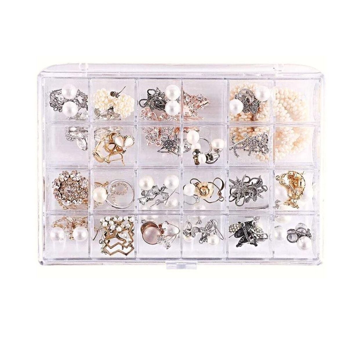 MINARI - Joyero Organizador de Joyas Anillos Pulseras Acrílico 368J