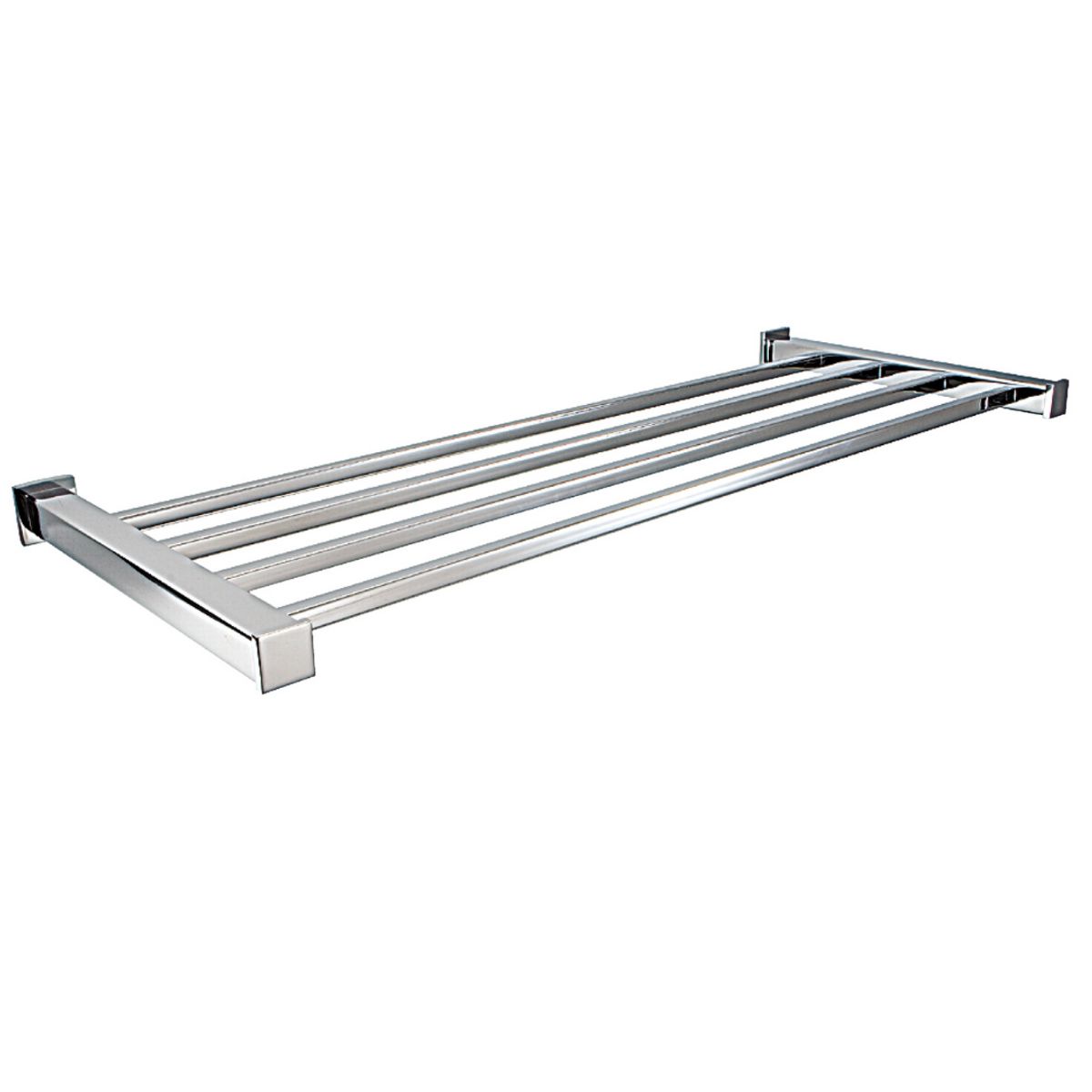 GENERICO - Toallero hafele de latón con acabado cromado para atornillar